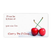 Cherry Canning Labels (Vorne)