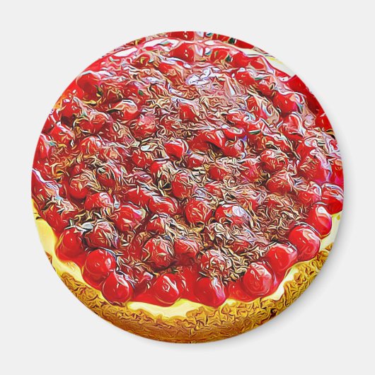 Cherry Cheesecake Chocolate Sprinkles Magnet (Vorne)