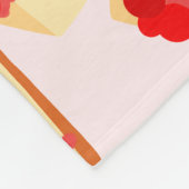 Cherry Cheesecake Dessert Fleecedecke (Ecke)