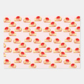 Cherry Cheesecake Dessert Geschenkpapier Set (Vorderseite 2)