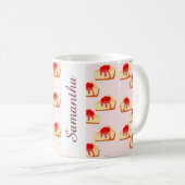 Cherry Cheesecake Dessert Kaffeetasse (VorderseiteRechts)