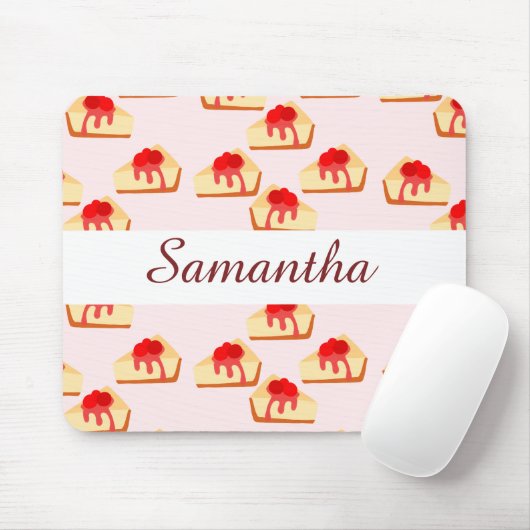 Cherry Cheesecake Dessert Mousepad (Mit Mouse)