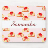 Cherry Cheesecake Dessert Mousepad (Vorne)