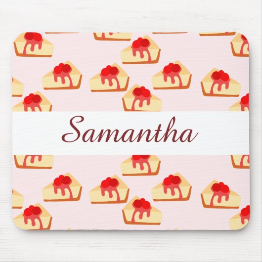 Cherry Cheesecake Dessert Mousepad (Vorne)