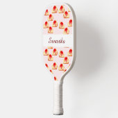 Cherry Cheesecake Dessert Pickleball Schläger (Links)