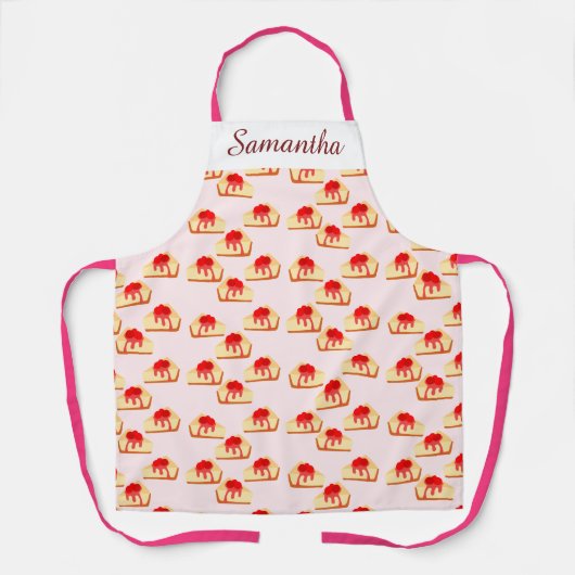 Cherry Cheesecake Dessert Schürze (Vorderseite)