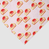 Cherry Cheesecake Dessert Seidenpapier (Ausschnitt)