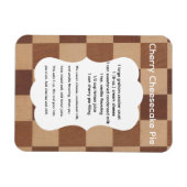 Cherry Cheesecake Recipe Magnet (Horizontal)