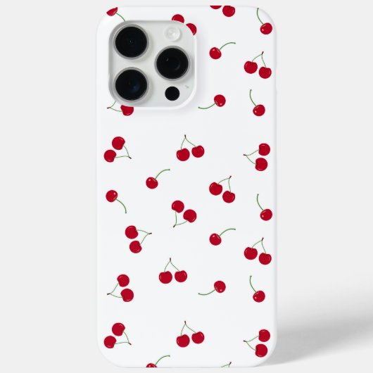 Cherry Cherries Case-Mate iPhone Hülle (Rückseite)
