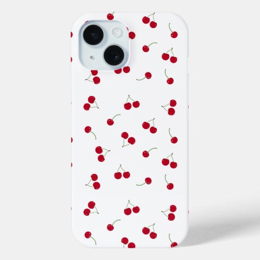 Cherry Cherries Case-Mate iPhone Hülle (Rückseite)