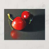 Cherry Cherries Frucht Postkarte (Vorderseite)