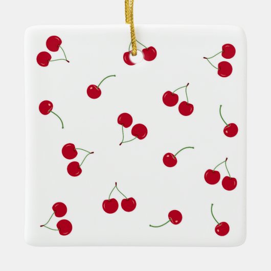 Cherry Cherries Keramikornament (Vorderseite)