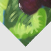 Cherry Cherries mit Baumzweigen deoupage Seidenpapier (Detail)