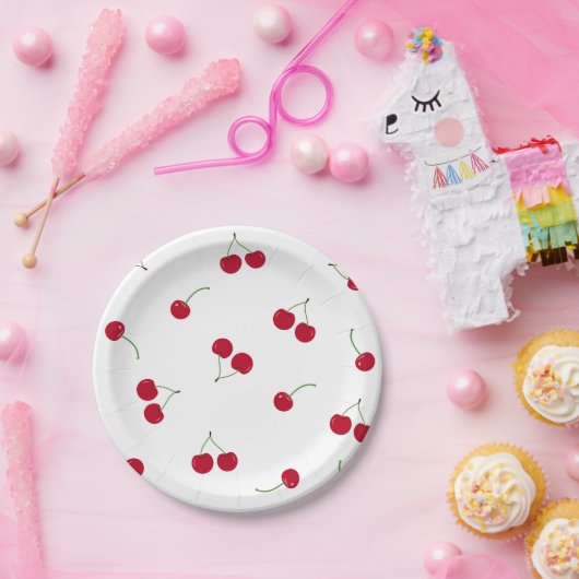 Cherry Cherries Pappteller (Party)