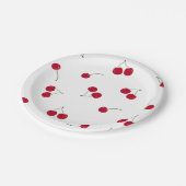 Cherry Cherries Pappteller (Schrägansicht)