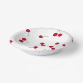 Cherry Cherries Pappteller (Gewinkelt)