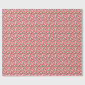 Cherry Cherries Pink Geschenkpapier (Flach)