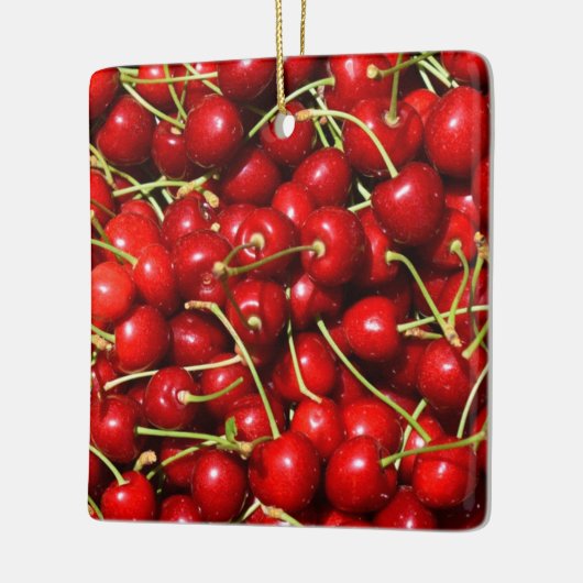 Cherry Cherries Red Keramikornament (Links)