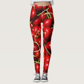 Cherry Cherries Red Leggings (Vorderseite)