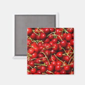 Cherry Cherries Red Magnet (Vorderseite/Rückseite)
