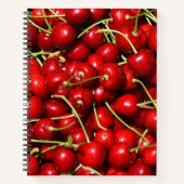 Cherry Cherries Red Notizblock (Vorderseite)