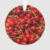 Cherry Cherries Red Ornament (Vorderseite)