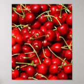 Cherry Cherries Red Poster (Vorne)