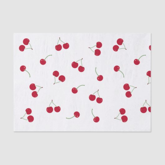 Cherry Cherries Seidenpapier (Vorderseite)