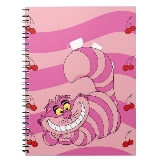 Cherry Cheshire Cat Notizblock (Vorderseite)