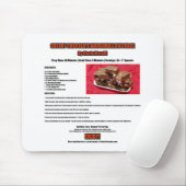 Cherry Chocolate Marshmallow Fudge Recipe Mousepad (Mit Mouse)