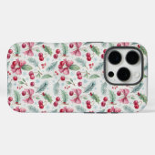 Cherry Christmas Case-Mate iPhone Hülle (Rückseite (Horizontal))