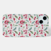 Cherry Christmas Case-Mate iPhone Hülle (Rückseite (Horizontal))
