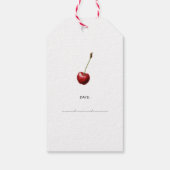 Cherry Chutney Label für Ihre hausgemachten Rezept Geschenkanhänger (Rückseite)