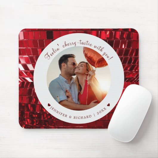 Cherry Coded Personalisiert Valentine's Day Mousepad (Mit Mouse)