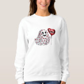 Cherry Coded Valentine's Day Custom Sweatshirt (Vorderseite)
