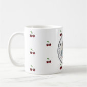Cherry Coded Valentine's Day Custom Tasse (Links)
