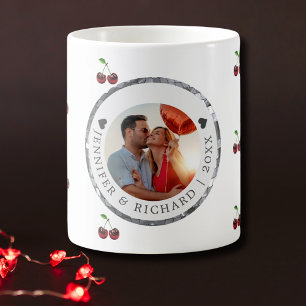 Cherry Coded Valentine's Day Custom Tasse