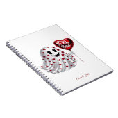 Cherry Coded Valentine's Day Customizable Notebook Notizblock (Rechte Seite)