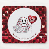 Cherry Coded Valentine's Day Mouse Pad Mousepad (Vorne)