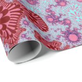 Cherry Cola Sunburst Geschenkpapier (Rolleneckpunkt)