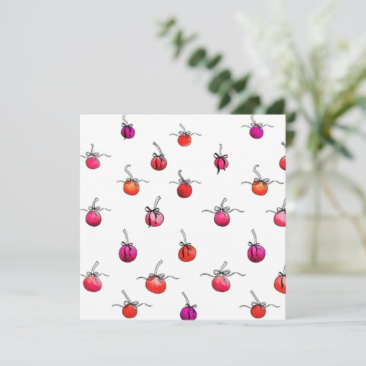 Cherry Coquette Card (Stehend Vorderseite)