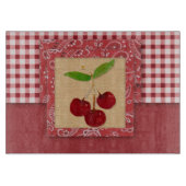 Cherry Country Glass Cutting Board Schneidebrett (Vorderseite)
