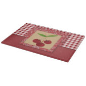 Cherry Country Glass Cutting Board Schneidebrett (Ecke)