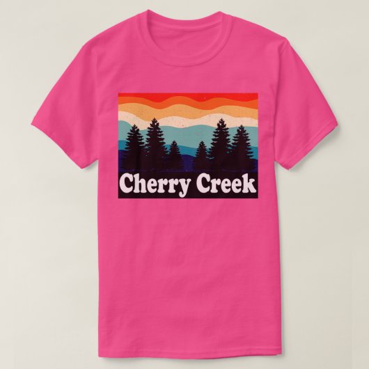 Cherry Creek Colorado Retro T-Shirt (Design vorne)