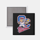 Cherry Creek High School Softball Mit Maskottchen Magnet (Vorderseite/Rückseite)
