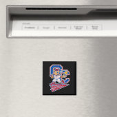 Cherry Creek High School Softball Mit Maskottchen Magnet (In Situ (Geschirrspüler))