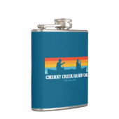 Cherry Creek Reservoir Colorado Canoe Flachmann (Rechts)