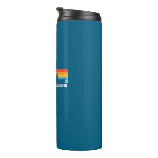 Cherry Creek Reservoir Colorado Canoe Thermosbecher (Nach rechts gedreht)