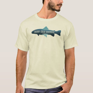 Cherry Creek Reservoir Colorado Fisch T-Shirt
