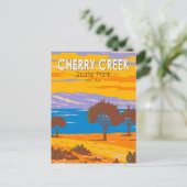 Cherry Creek Staat Park Colorado Vintag Postkarte (Stehend Vorderseite)